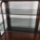 Bamboo Shelf / Smoked glass on foot 70s
