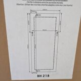Large wooden mirror