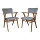 Pair of Scandinavian bridge armchairs, 1960