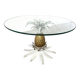 Pair of Hans Kögl pineapple side tables, 1960s