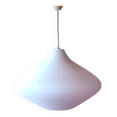 Scandinavian opaline glass onion pendant light 1950