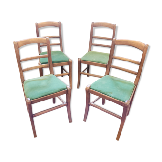 4 Louis Philippe chairs in cherry