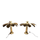 Carlo Giorgi. 2 sculptural lamps/table lamps by Carlo Giorgi for Bottega Gadda, model: Ippocastano, Italy, 1970s.