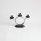 Art Deco Tubular Steel And Bakelite Candelabra, Netherlands 1930s