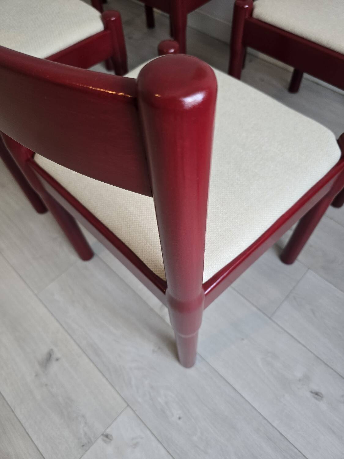 5× cassina carimate chairs door vico magistretti