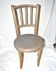 Child's bistro chair in curved turned wood, Fischel Thonet style, 1950.