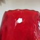 Italy 60s 70s red glass vase