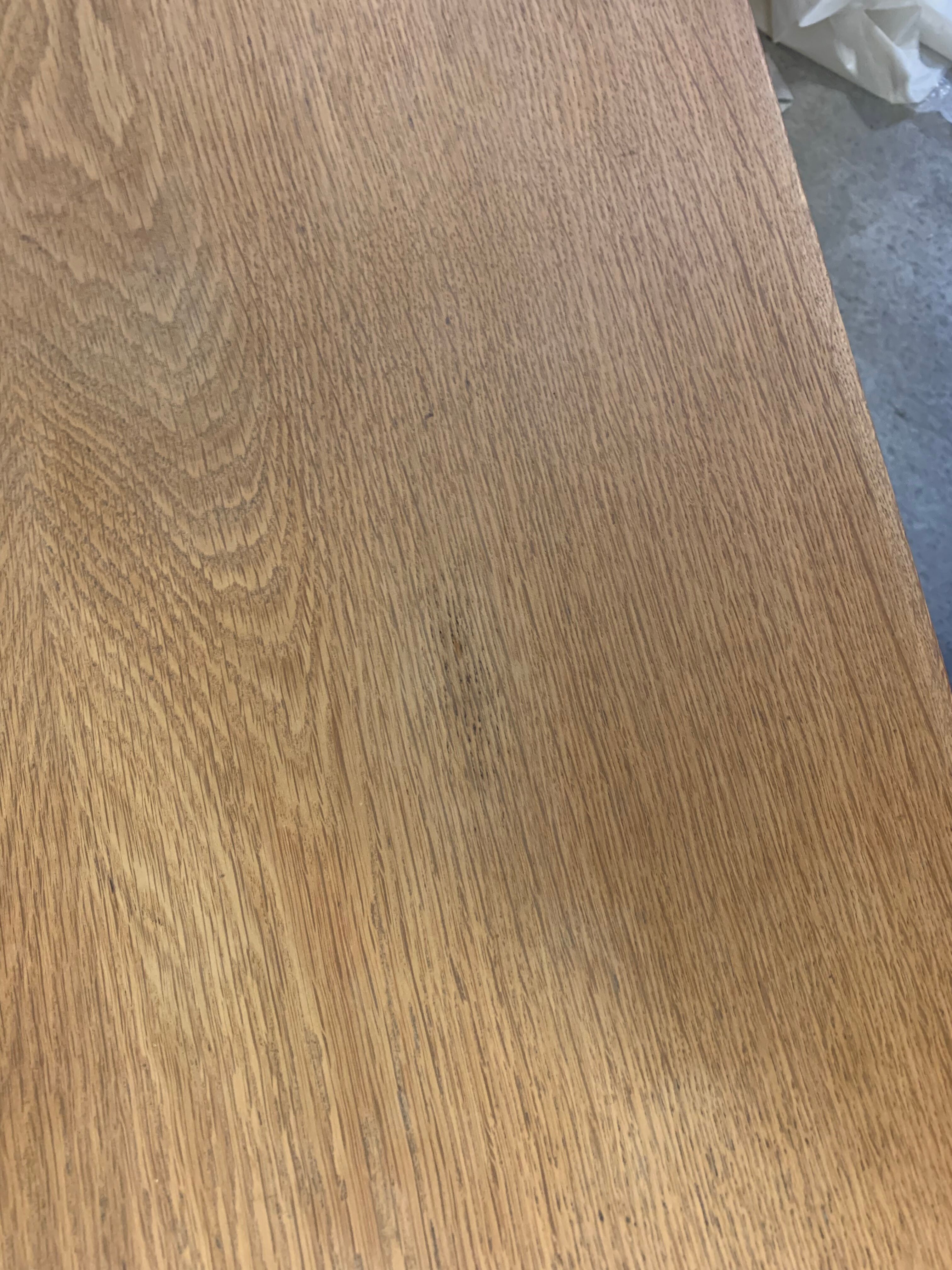 Extendable and adjustable Scandinavian oak coffee/dining table - 1960