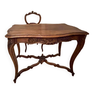 Louis XV desk and chair