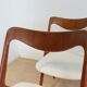Ensemble de chaises de salle à manger Bouclé Albin Johansson and Sons