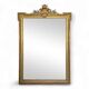 Large stucco and gilded wood mirror from the Napoléon III period.