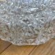 Vintage wall light in antique glass, round ceiling light 22 cm