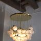 Chandelier waterfall Murano Mazzega, murano crystals " pommes ", Italy, 1970