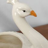 Peacock vase or planter