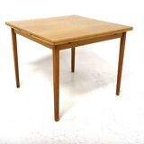 Oak "folding" dining table, Sweden, 1960