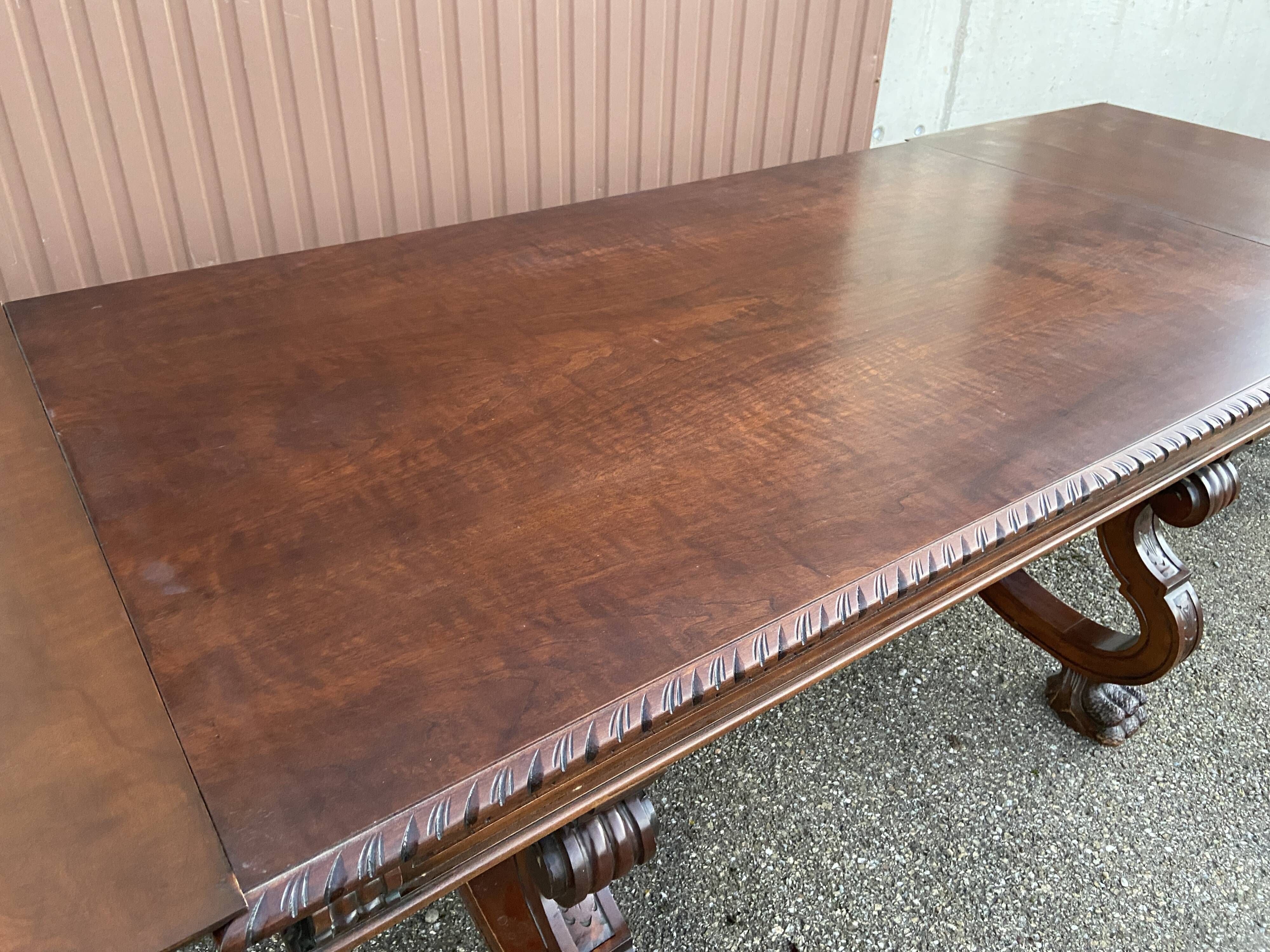 large Spanish Renaissance dining table
