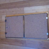 Mirror window, brass metal 31x61cm