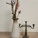 White Scheurich ceramic vase