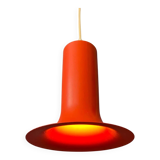 Vintage orange Raak cone pendant lamp
