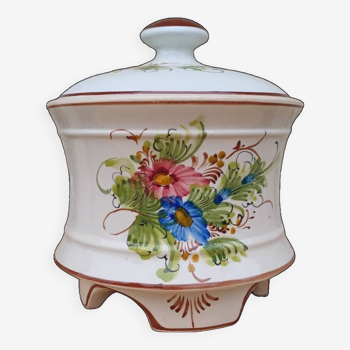French hand painted pot