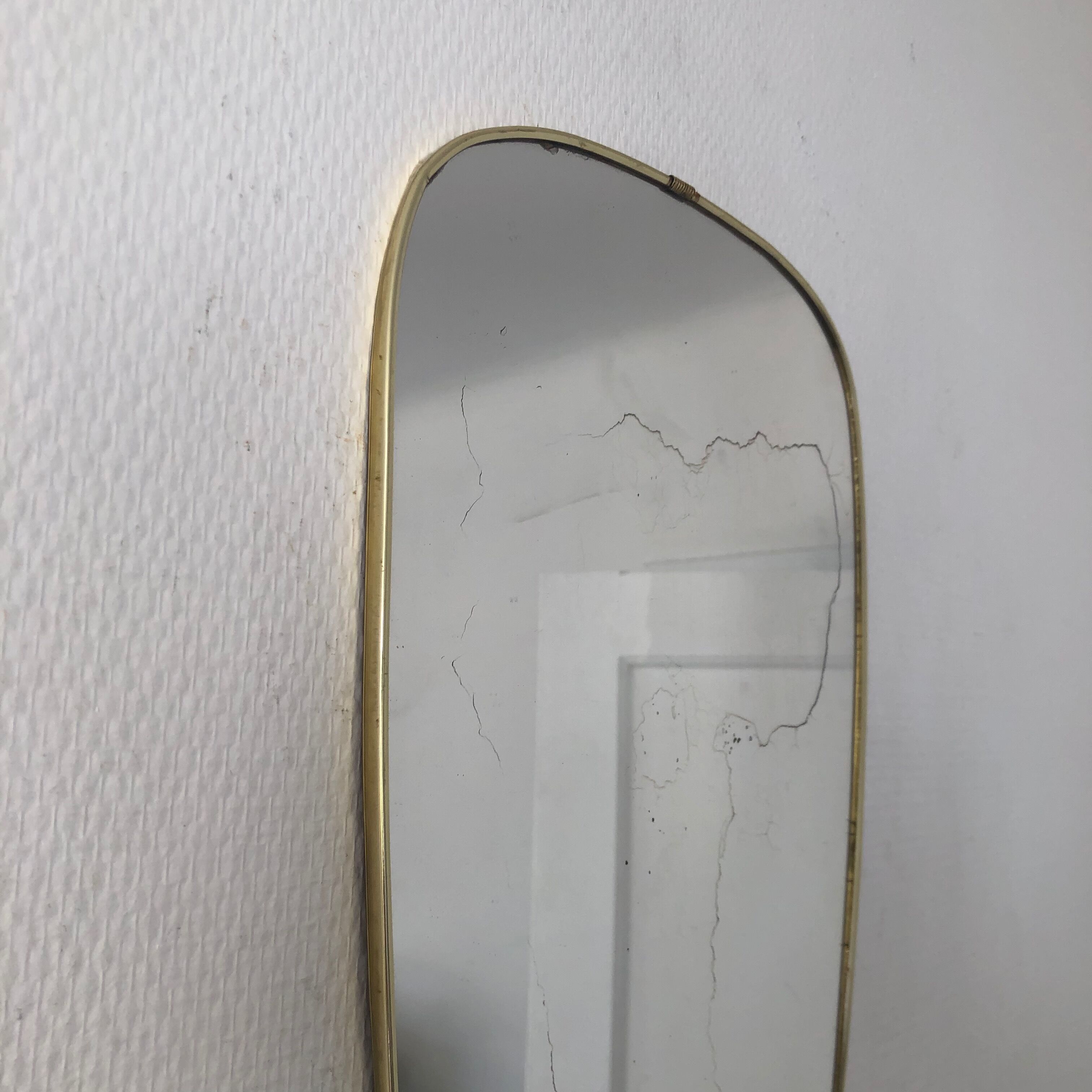 Vintage mirror  1960 - 39x26cm