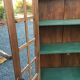 Bibliothèque vintage en hêtre à 2 portes