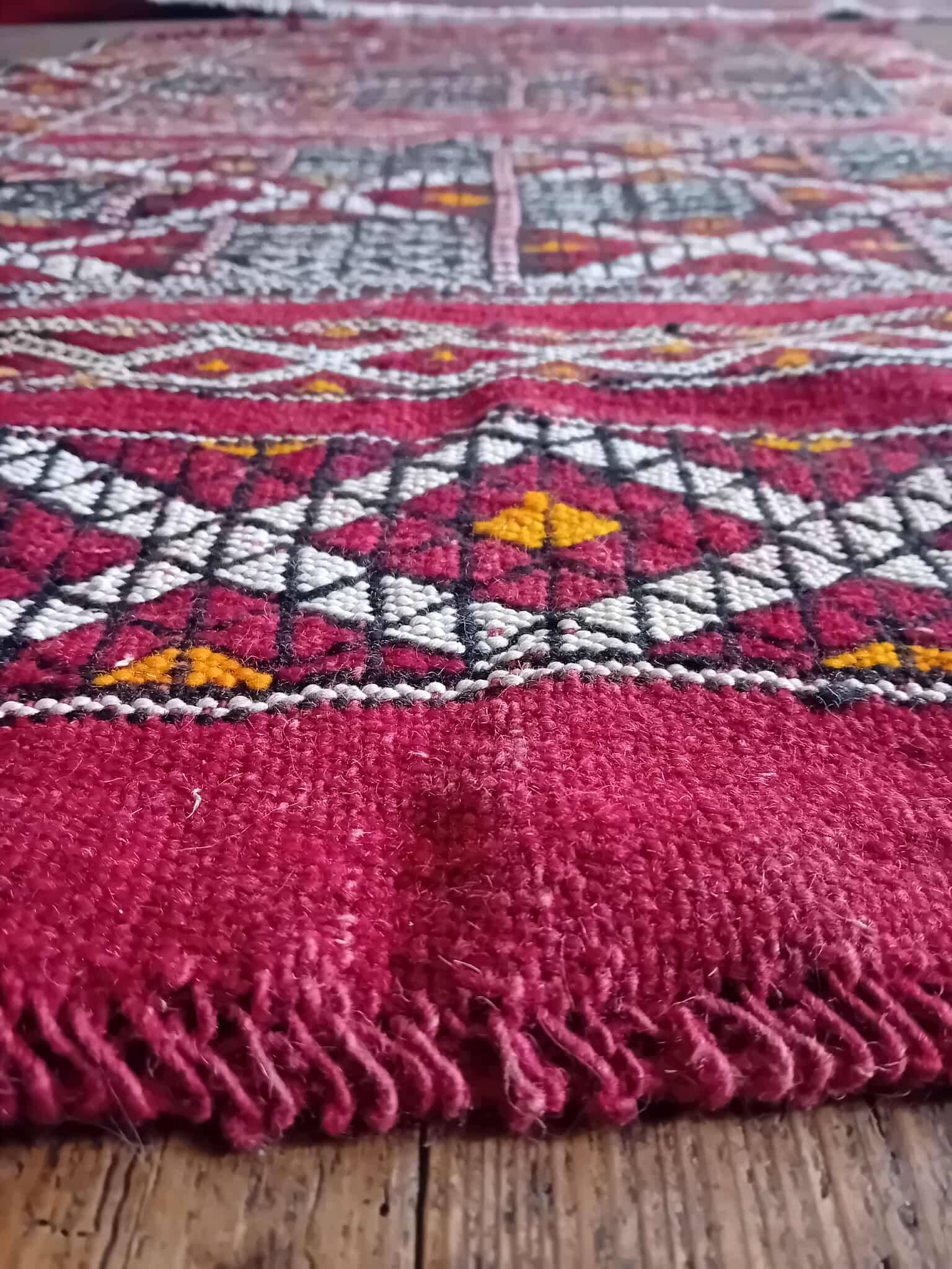 Handmade Berber Kilim Zemmour 160x100cm
