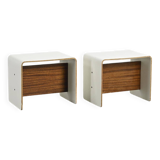 Pair of bedside tables by Pierre Guariche, circa 1968