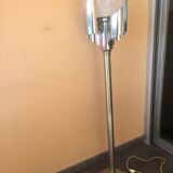 Chrome parquet lamp