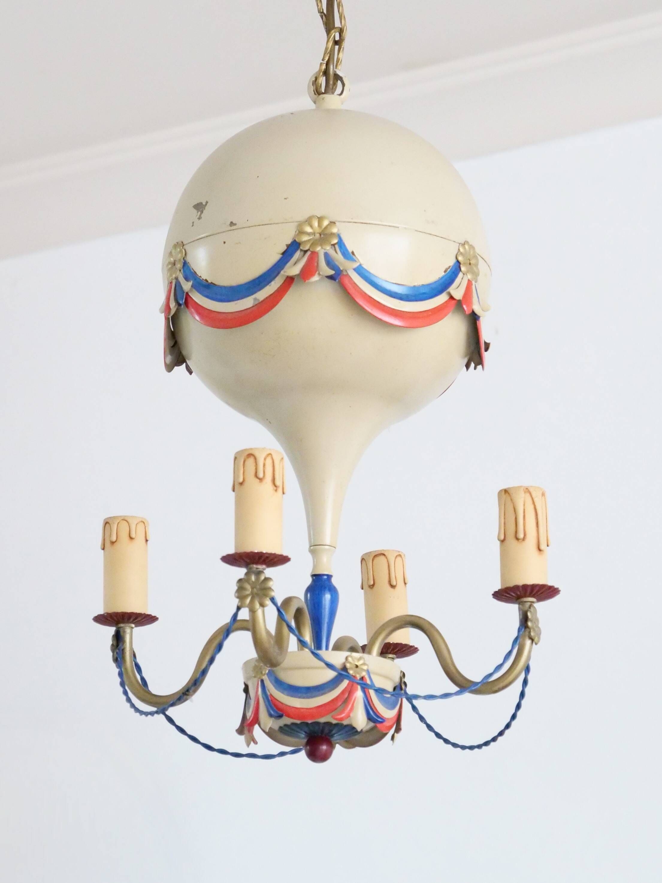 Lustre Montgolfière d'époque 50