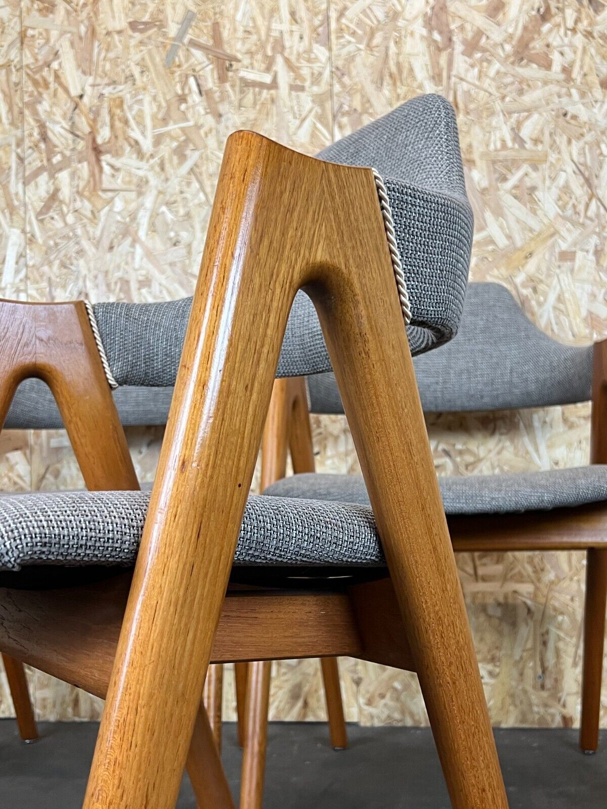 Set of 4 teak chairs by Kai Kristiansen for Sva Møbler Danish Design 60s 70s