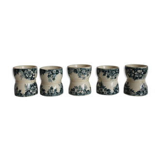 Set of 5 old cockroaches demonos floral decoration