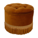 Vintage upholstered pouf