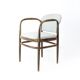 Curved wooden armchair, Czechoslovakia, 1950s