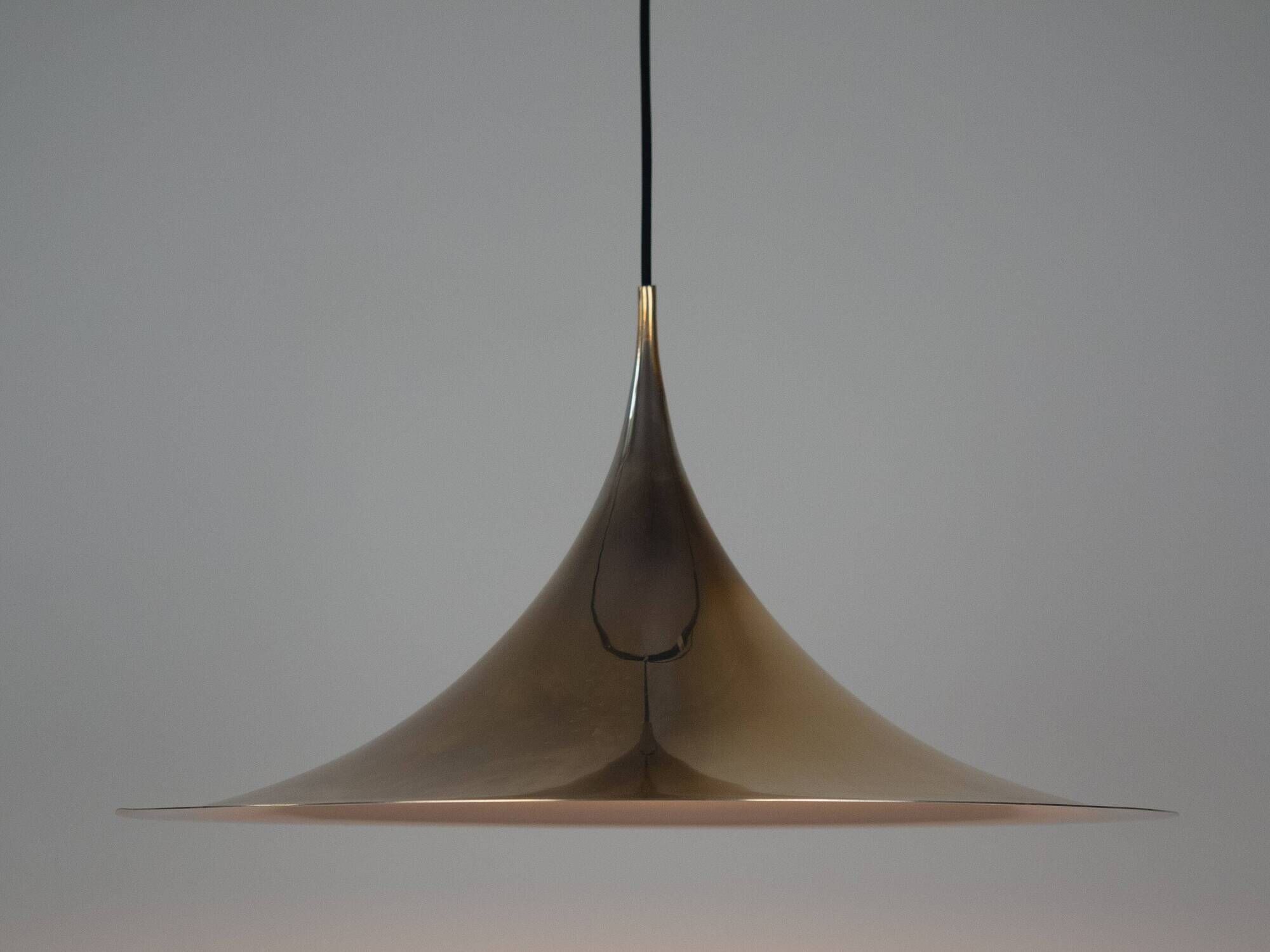 Semi-vintage Danish pendant lamp by Bonderup and Thorup, Fog and Morup, 1968.