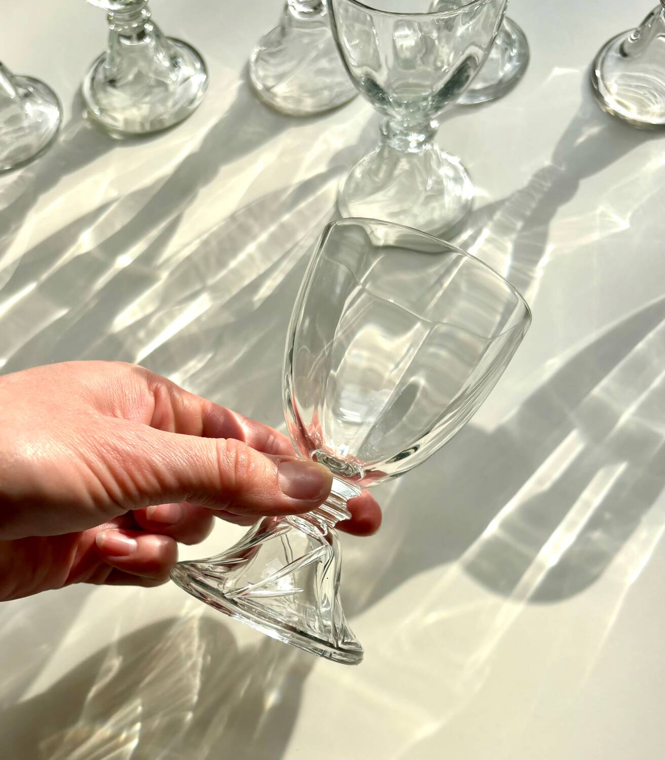 Verres Saint Louis Crystal modèle Cluny