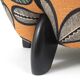 up to 3 Art Deco stools by Jindrich Halabala, leaf pattern, pouf, ottoman, 1930s