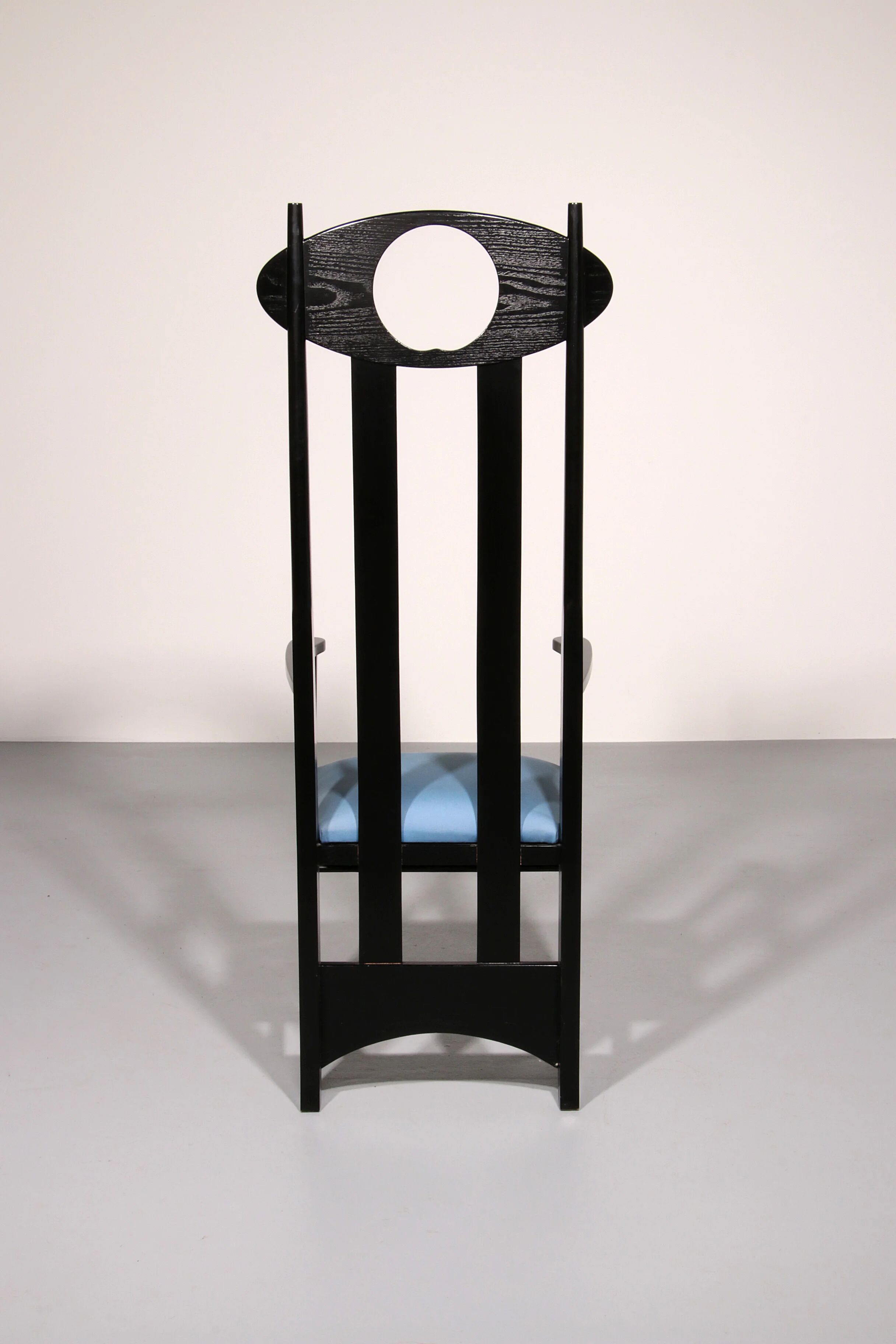 Charles Rennie Mackintosh high back chair Italy