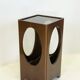 Vinyl storage side table — Italy, 1960s