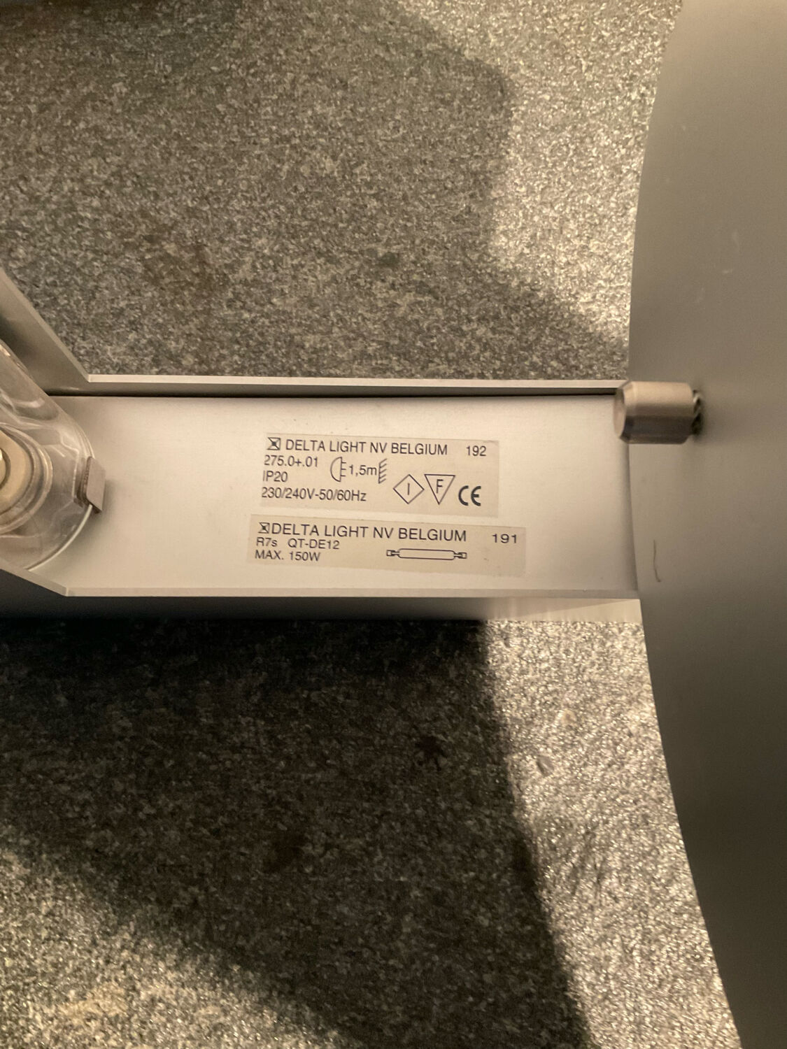 Pair of design wall lamps Delta light