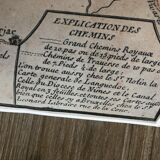 Old map of the Cévennes and GOLD Côtes d'Or