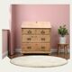 Commode, English slant-front desk, 19th century.