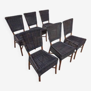 Lot de 6 chaises pour intérieur ou extérieur