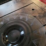 Smoked glass table centrepiece – mid-20th century design