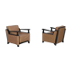 Paire de fauteuils du milieu du siècle