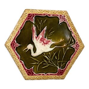Dessous de plat cigogne - barbotine