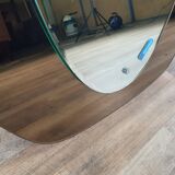 Miroir de salle de bain vintage en acier