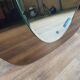Miroir de salle de bain vintage en acier