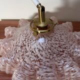 Pink Clichy glass tilting wall light