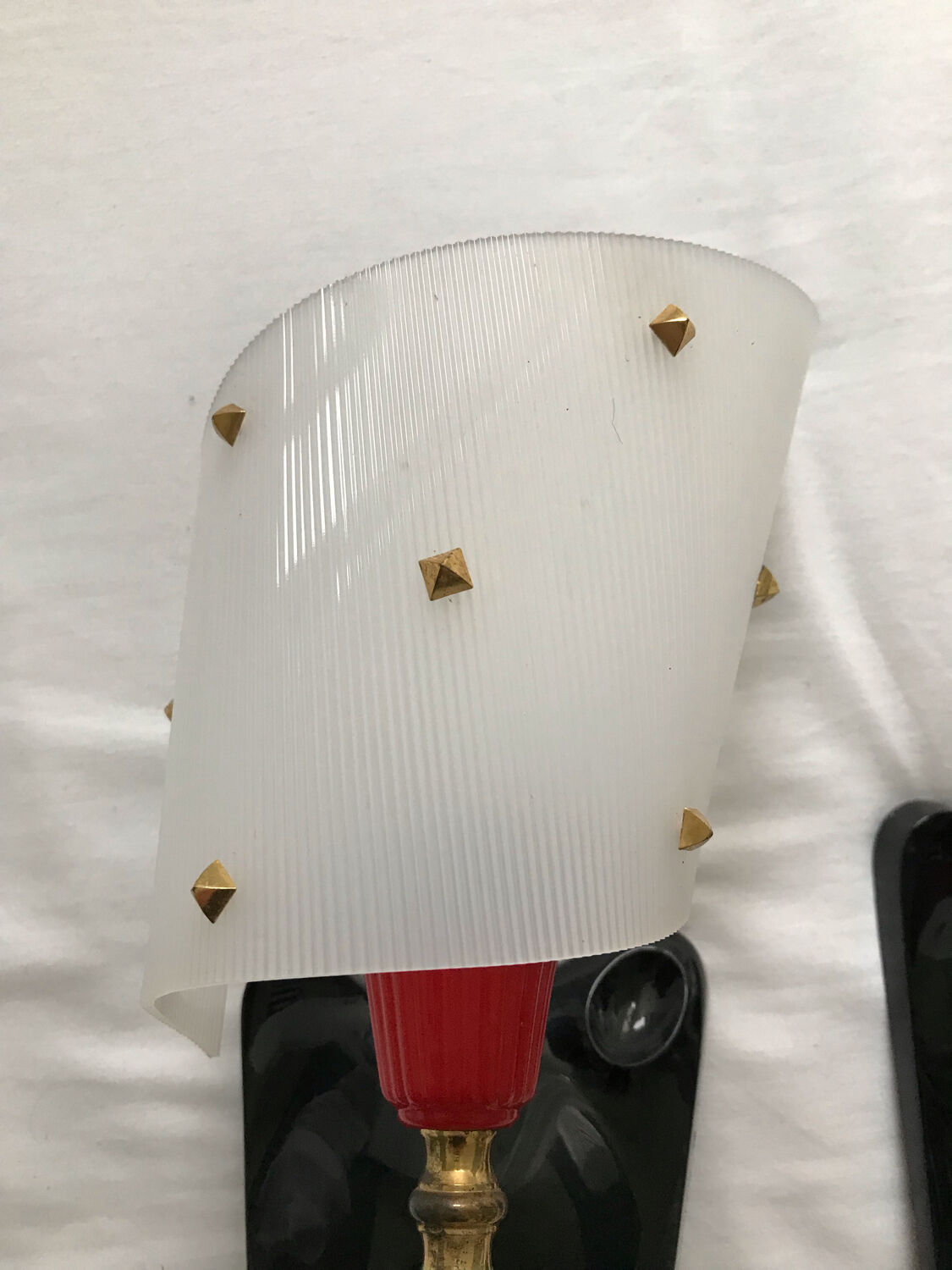 Duo of vintage 50s-60s wall lights